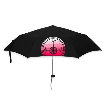 Unicycle, monocycle, monocycleartiste, Unicyclefun - Parapluie standard - noir - Devant