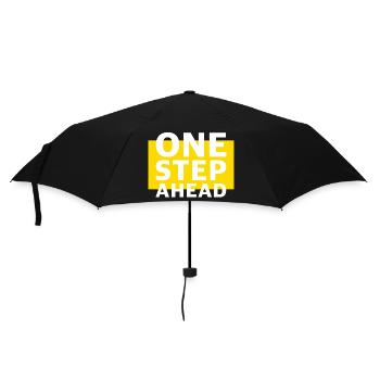 Une longueur d’avance | Motivation, objectif, succès - Parapluie standard - noir - Devant