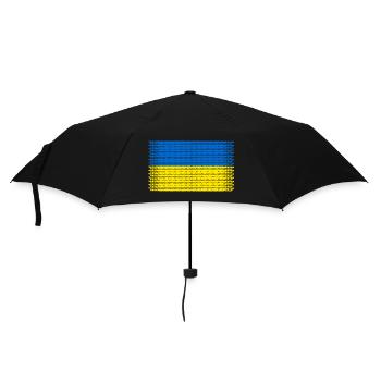 UKRAINE support Kyiv-love Zelensky slava ukraini - Umbrella (small) - black - Front