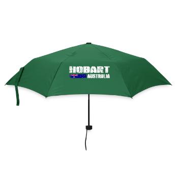 HOBART - Tasmania - AUSTRALIA - Regenschirm (klein) - Flaschengrün - Vorne