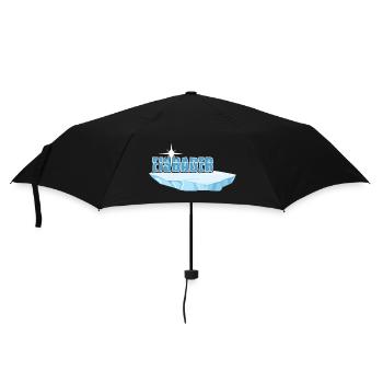 Bains de glace, bain d’hiver, durcissement, thérapie par le froid, bain de glace - Parapluie standard - noir - Devant