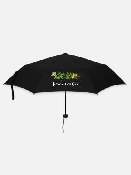 gärtner kräuterfee gartenarbeit garten - Regenschirm (klein) - Schwarz
