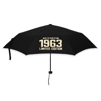 1963 Limited edition 1963 Geburtstag 1963 Retro - Regenschirm (klein) - Schwarz - Vorne