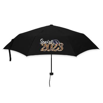 Senior 2023 Tiger Skin Cadeau de fin d’études gradué - Parapluie standard - noir - Devant