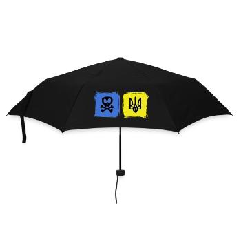UKRAINE Ukrainian symbol slava ukraini - Umbrella (small) - black - Front