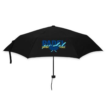 padel padeltennis paddel padle padeltennis joueur - Parapluie standard - noir - Devant