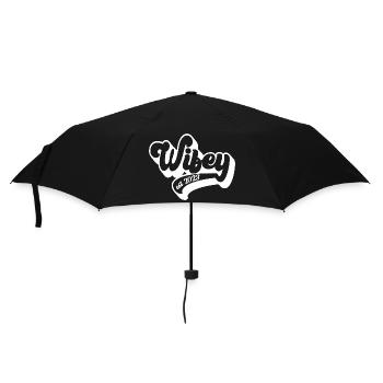 Wifey Est. 2023 Engagement Bridal Shower Wedding - Umbrella (small) - black - Front