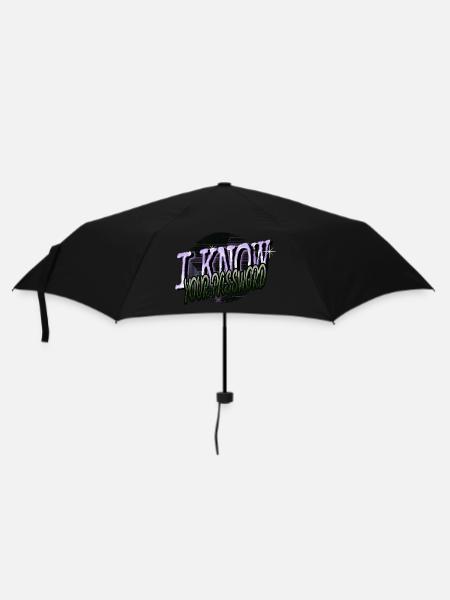birthday hacker anonymous hacker hacking - Umbrella (small) - black