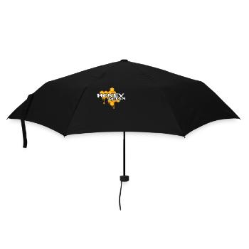 imker honig imkern imkerei honigbiene - Regenschirm (klein) - Schwarz - Vorne