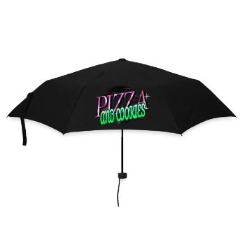 funny sayings delicious present baker shirt - Regenschirm (klein) - Schwarz - Vorne