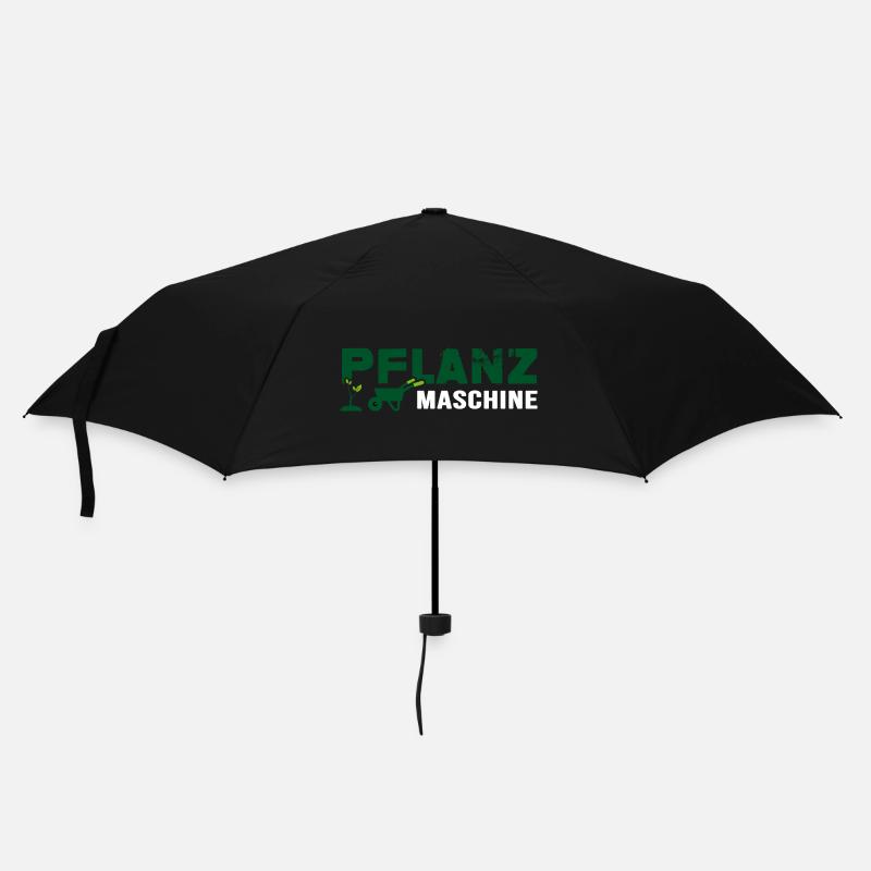 Garten Gartenarbeit Biogarten Pflanzen einpflanzen - Regenschirm (klein) - Schwarz