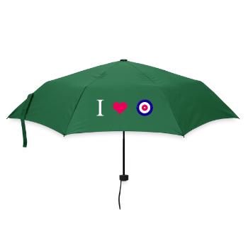 Curling, Curling, Curler, Curling-Love - Umbrella (small) - bottlegreen - Front