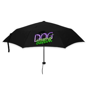 dog lover love against animal cruelty - Umbrella (small) - black - Front