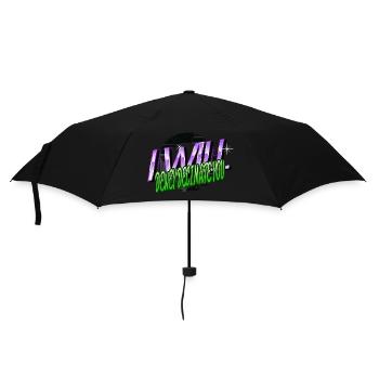 feminine birthday present fun statement - Umbrella (small) - black - Front
