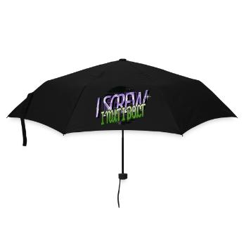 funny quote jokes baseballgifts funny mechanic - Umbrella (small) - black - Front