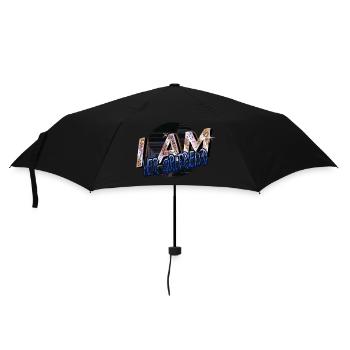 activist tshirts birthday present idea cool design - Umbrella (small) - black - Front