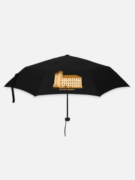 Lübbenau Schloss Spreewald Lubnjow Brandenburg - Regenschirm (klein) - Schwarz