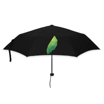 Texel - Regenschirm (klein) - Schwarz - Vorne