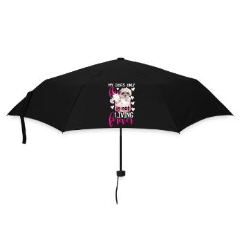 Only Flaw Of Shih Tzu Dog Funny Graphics - Umbrella (small) - black - Front