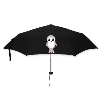 Kawaii Seal Seals Seals Seals Animals Kawaii - Umbrella (small) - black - Front