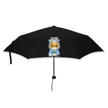 Guten Morgen Kaffee Montag Geschenk - Regenschirm (klein) - Schwarz - Vorne