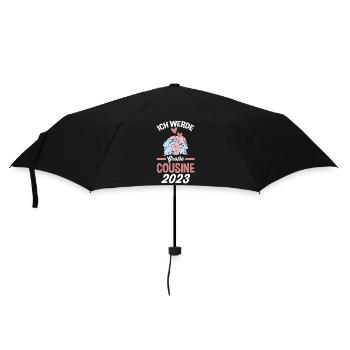 Elefanten Große Cousine 2023 - Regenschirm (klein) - Schwarz - Vorne
