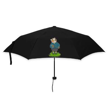Bureau des lunettes du secrétaire hibou - Parapluie standard - noir - Devant