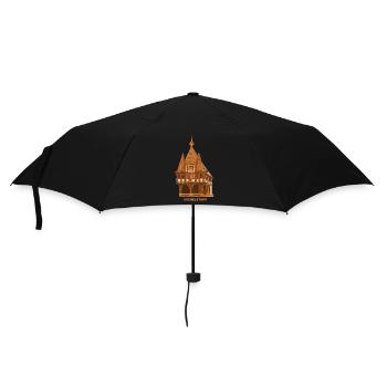 Hôtel de ville de Michelstadt Odenwald Hesse - Parapluie standard - noir - Devant