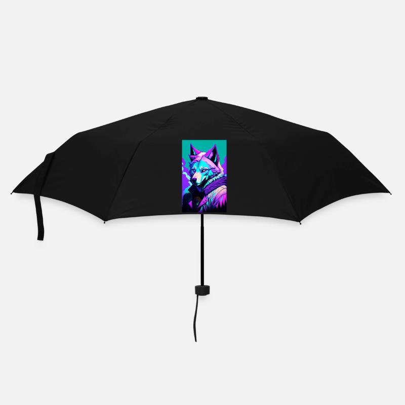 Loup-garou | Loup | Créatures mythiques | Monstres | Mystique - Parapluie standard - noir