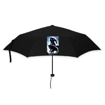 Werewolf | Wolf | Mythical creatures | Monsters | Mystical - Umbrella (small) - black - Front