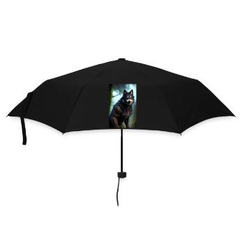 Werewolf | Wolf | Mythical creatures | Monsters | Mystical - Umbrella (small) - black - Front