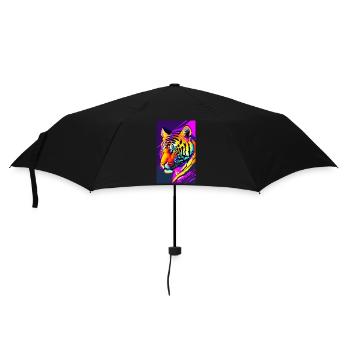 Tigre | Animal | Prédateur | Rugissement | Roi | Asie - Parapluie standard - noir - Devant