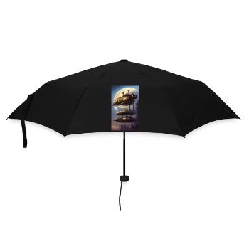 Extraterrestre | OVNI | Vaisseau spatial | PAU | étranger - Parapluie standard - noir - Devant