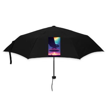 Extraterrestre | OVNI | Vaisseau spatial | PAU | étranger - Parapluie standard - noir - Devant