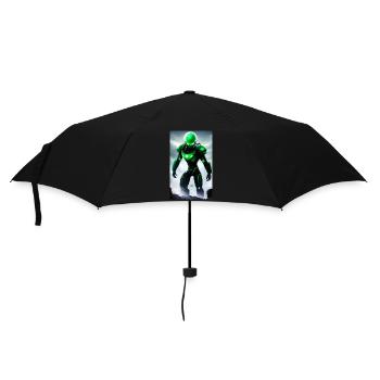 Alien | UFO | Raumschiff | UAP | außerirdische - Regenschirm (klein) - Schwarz - Vorne
