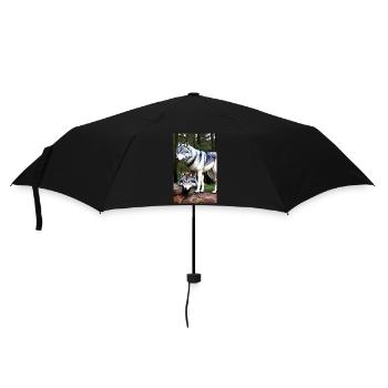 Loup | Prédateur | Chien | Mystique - Parapluie standard - noir - Devant