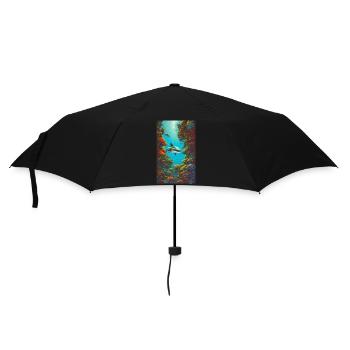Shark | Great White Shark | Sea creature | Fish - Umbrella (small) - black - Front