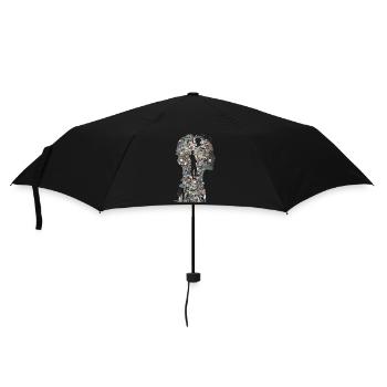 The Human Puzzle - Umbrella (small) - black - Front
