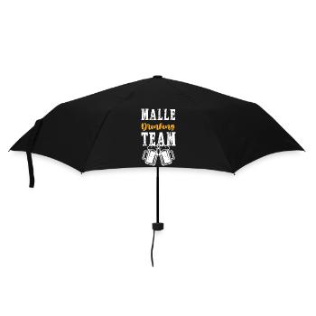 Malle Drinking Team - Regenschirm (klein) - Schwarz - Vorne