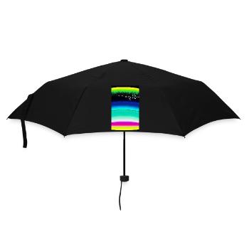 Colors | Colorful | Pattern | patterned | Gradient - Umbrella (small) - black - Front