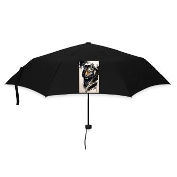 Tiger | Animal | Predator | Roar | King | Asia - Umbrella (small) - black - Front