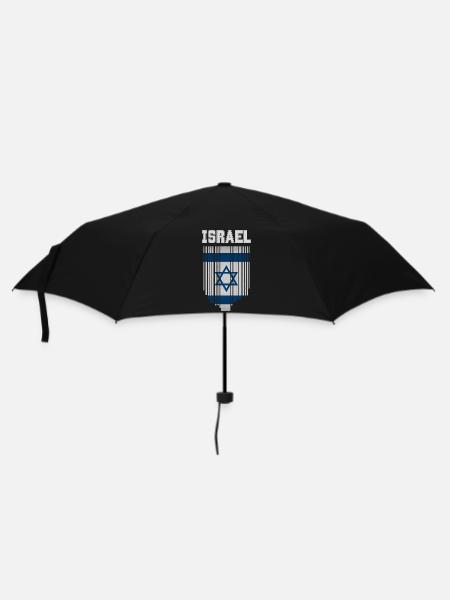 Drapeau d’Israël, fierté israélienne - Parapluie standard - noir
