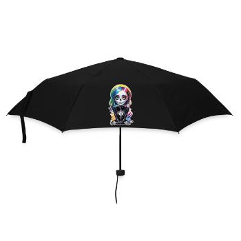 Halloween - Rock & Rainbow - Umbrella (small) - black - Front