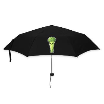 Céleri ou céleri kawaii - Parapluie standard - noir - Devant