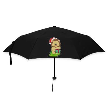 Forfait Noël Lion - Parapluie standard - noir - Devant