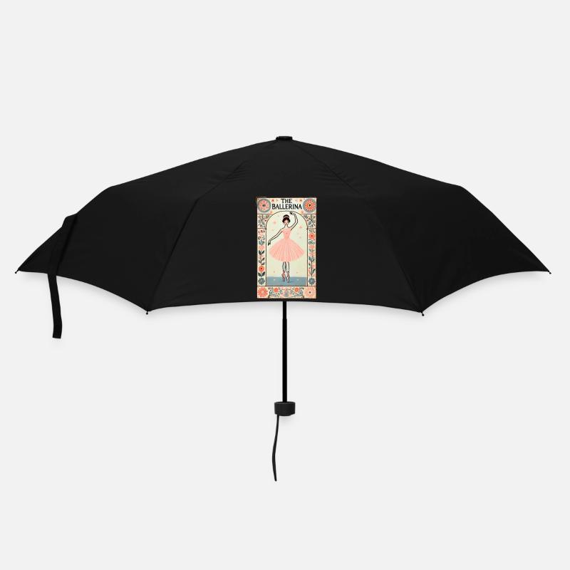 Die Ballerina - Regenschirm (klein) - Schwarz