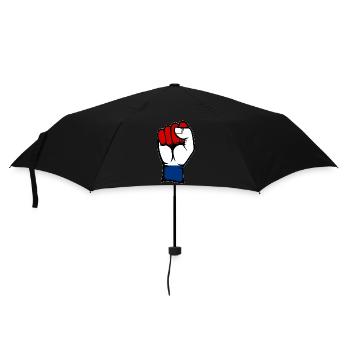 Holland Flag Fist - Umbrella (small) - black - Front
