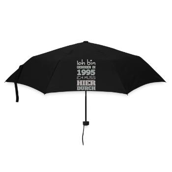 Bin 1995 - Regenschirm (klein) - Schwarz - Vorne
