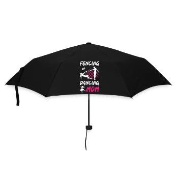 Fencing or Dancing Mom - Umbrella (small) - black - Front