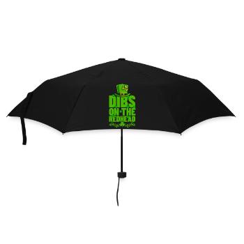 Dibs on the redhead - Umbrella (small) - black - Front